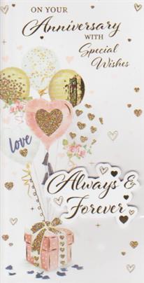 Anniversary Open Card-