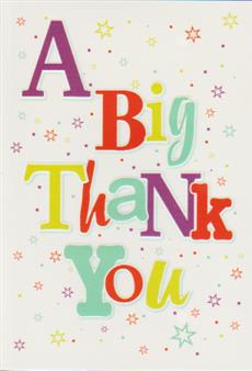 Thank You Open Card-