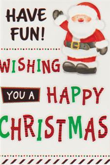 Christmas  Open Card-