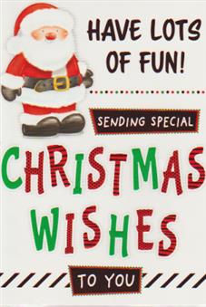 Christmas  Open Card-