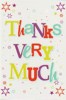 Thank You Open Card-