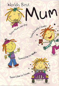 Mothers Day Mum Mother Card-