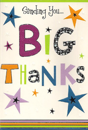 Thank You Open Card-