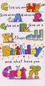 birthday card 192