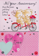 anniversary card 3189