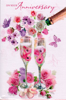 anniversary card 3410